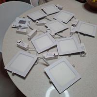 Faretti (10)e plafoniera LED da incasso