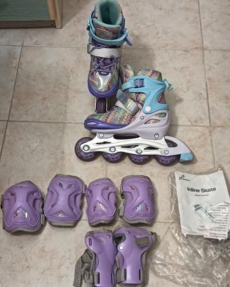 pattini in linea bambina