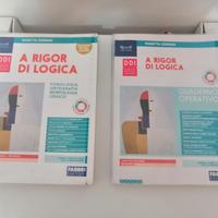 libro scuola A rigor di logica in 2 volumi