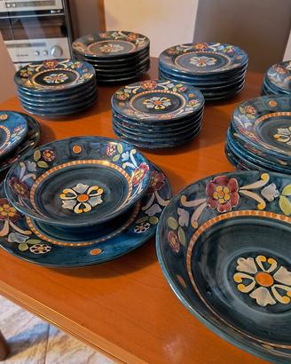 Servizio Tavola Ceramica Vietri Anni '70