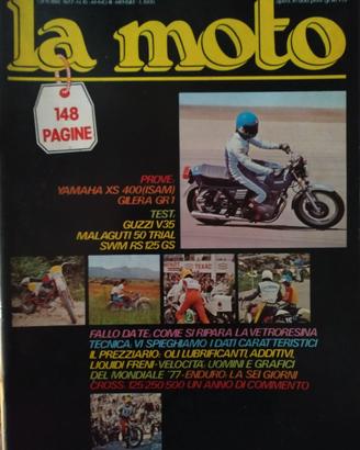 Rivista LA MOTO numero 10 anno 1977