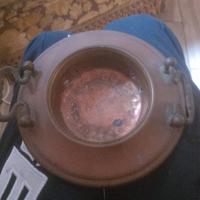 piccolo e antico braciere in rame 