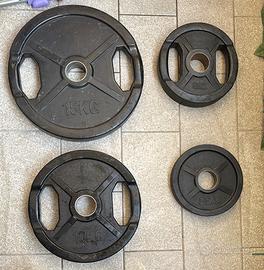 DISCHI GOMMATI 50mm e accessori HOME GYM