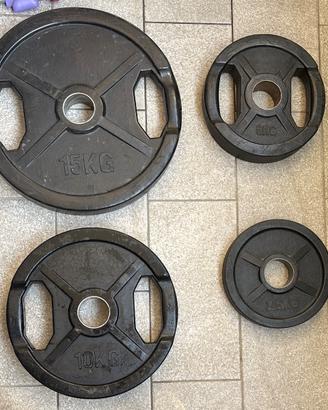 DISCHI GOMMATI 50mm e accessori HOME GYM