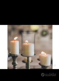 Portacandele in vetro