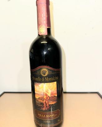 Brunello Montalcino anno 1984 Villa Banfi