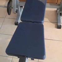 Panca Atala multifunzione con manubrio e pesi