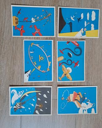 6 CARTOLINE REGIA  ACCADEMIA AERONAUTICA A.XIX