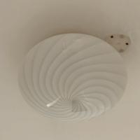 Applique plafoniera vintage in vetro di Murano