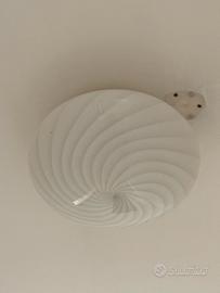 Applique plafoniera vintage in vetro di Murano