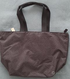 Borsa "Massimi Rossi", colore nero/grigio maculato