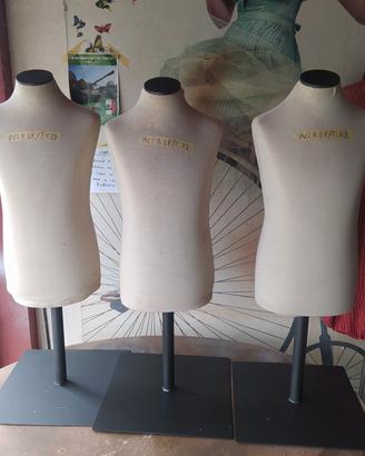 Manichini busti sartoriali bimbi