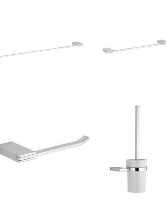 SET ACCESSORI BAGNO LINEA FLAT