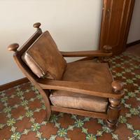 Poltrone in legno vintage