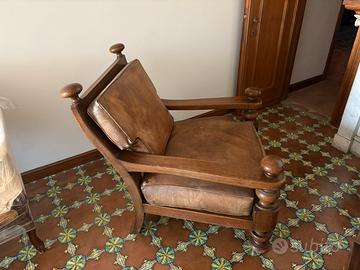 Poltrone in legno vintage