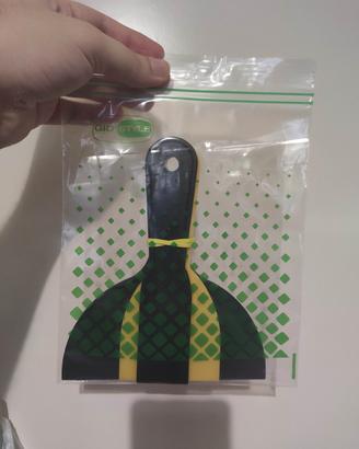 Set di 3 Spatole Raschietti in Plastica Flessibili