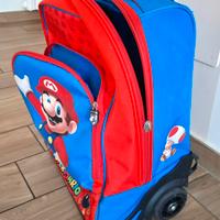 Zaino Trolley Premium super Mario Blu/Rosso