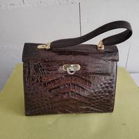 Borsa in vero coccodrillo