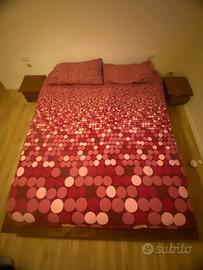 Letto etnico in teak indiano fatto a Mano