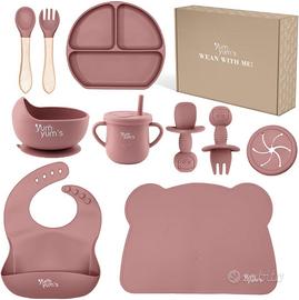 Set per lo svezzamento da 10 pezzi in silicone