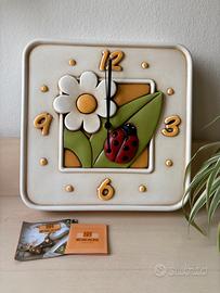 Orologio da parete in ceramica