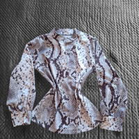 Camicia Leggera Fantasia Pitonata