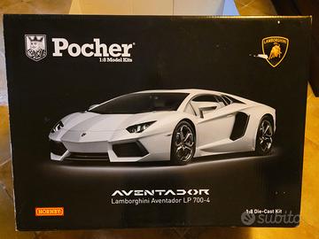 Pocher Lamborghini Aventador 1:8 Nuova con Teca