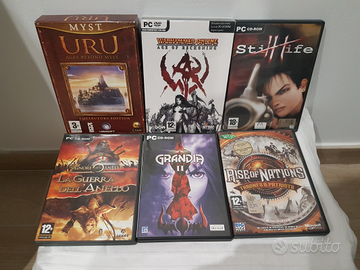 Giochi PC alcuni nuovi sigillati