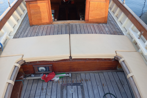 Gozzo in legno con motore yanmar 75cv