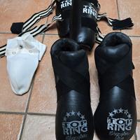 paperelle parastinchi/piedi panta kick full muay