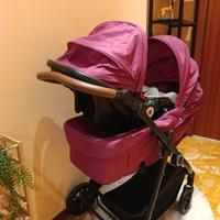 Passeggino trio completo VEVOR con ovetto e navice