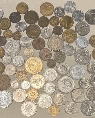 Lotto monete internazionali  collezione