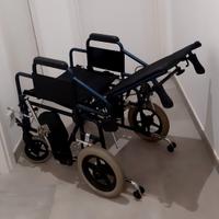 SEDIA ROTELLE XL  RECLINABILE MLTIACCESSORIATA