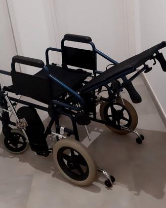 SEDIA ROTELLE XL  RECLINABILE MLTIACCESSORIATA