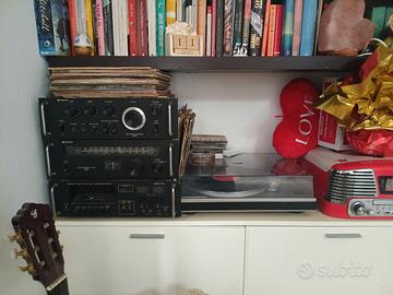 stereo Sanyo con amplificatore anni 70/80