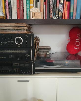 stereo Sanyo con amplificatore anni 70/80