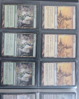 lotto terre artefatto blocco mirrodin mtg