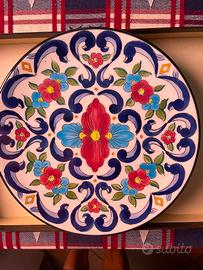 piatto in ceramica dipinto a mano Ceramar Spain