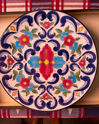 piatto in ceramica dipinto a mano Ceramar Spain