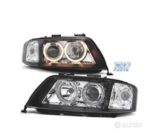 FARI AUDI A6 4B 97-99 ANGEL EYES FONDO NERO