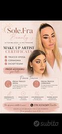 Make up artist e lamimaker