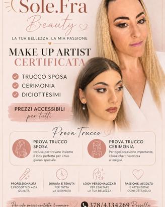 Make up artist e lamimaker