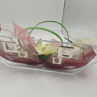 Centrotavola cristallo argento