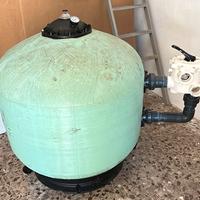 Filtro a sabbia  per piscina.