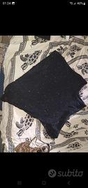 Poncho sartoria unisex con palline colorate nuovo