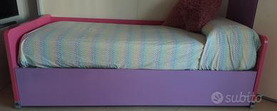 letto cameretta con secodo letto estraibile