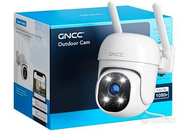 Telecamera Wi-Fi Esterno 1080P, 360° PTZ, IP65, GK