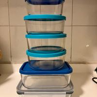 Set di contenitori di vetro