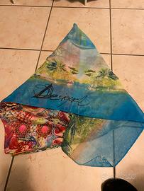 Foulard sciarpa fantasi desigual