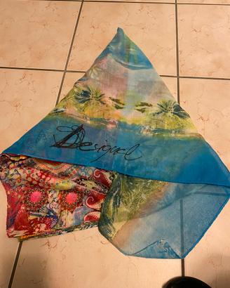 Foulard sciarpa fantasi desigual
